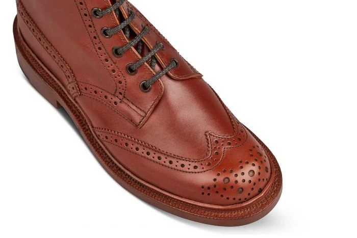 Stephy Brogue Boot - MARRON ANTIQUE 2 Stephy Brogue Boot - MARRON ANTIQUE - Image 2