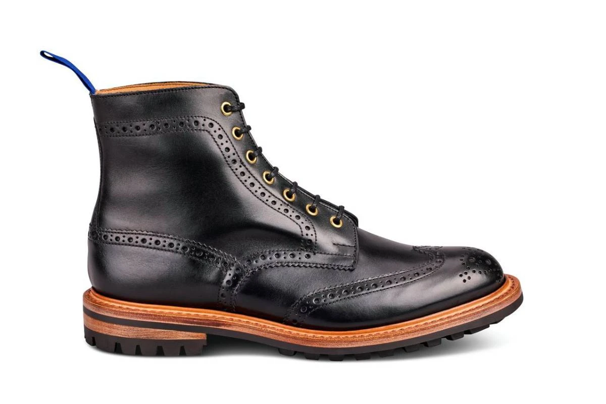 Stow Country Boot - Black (Tricker's Exclusive) 1 Stow Country Boot - Black (Tricker's Exclusive)