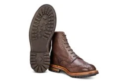 Stow Country Boot - Brown Scotch Grain -Chic Shoes Store stow country boot brown scotch grain 816140
