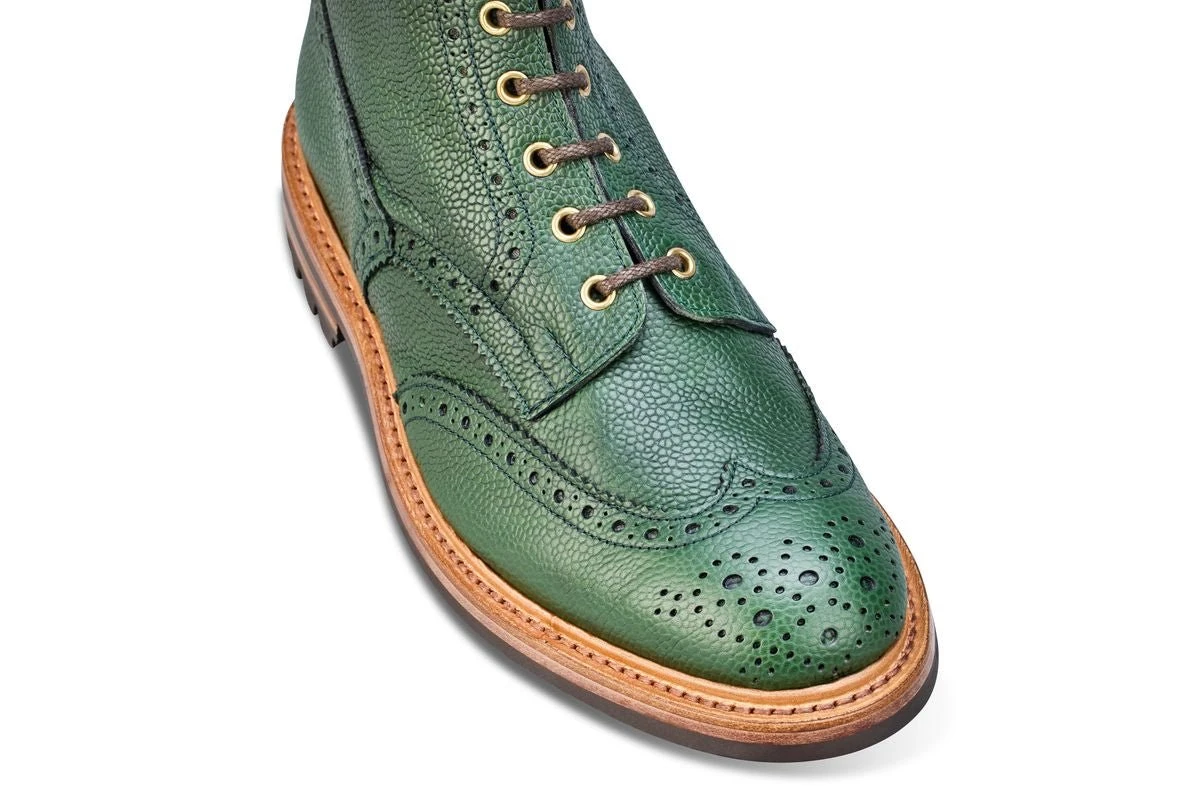 Stow Country Boot - Green Scotch Grain 2 Stow Country Boot - Green Scotch Grain - Image 2
