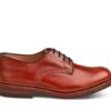 Woodstock Plain Derby Shoe - Marron Antique