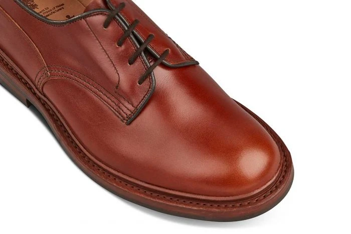 Woodstock Plain Derby Shoe - Marron Antique 2 Woodstock Plain Derby Shoe - Marron Antique - Image 2