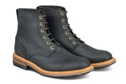 Wychwood Logger Boot - Black Horween Chamois (Tricker's Exclusive) 7 Wychwood Logger Boot - Black Horween Chamois (Tricker's Exclusive) -Chic Shoes Store wychwood logger boot black horween chamois 515239