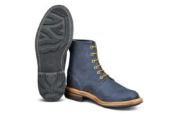 Wychwood Logger Boot - Navy Horween Chamois (Tricker's Exclusive) 9 Wychwood Logger Boot - Navy Horween Chamois (Tricker's Exclusive) -Chic Shoes Store wychwood logger boot navy horween chamois 324530