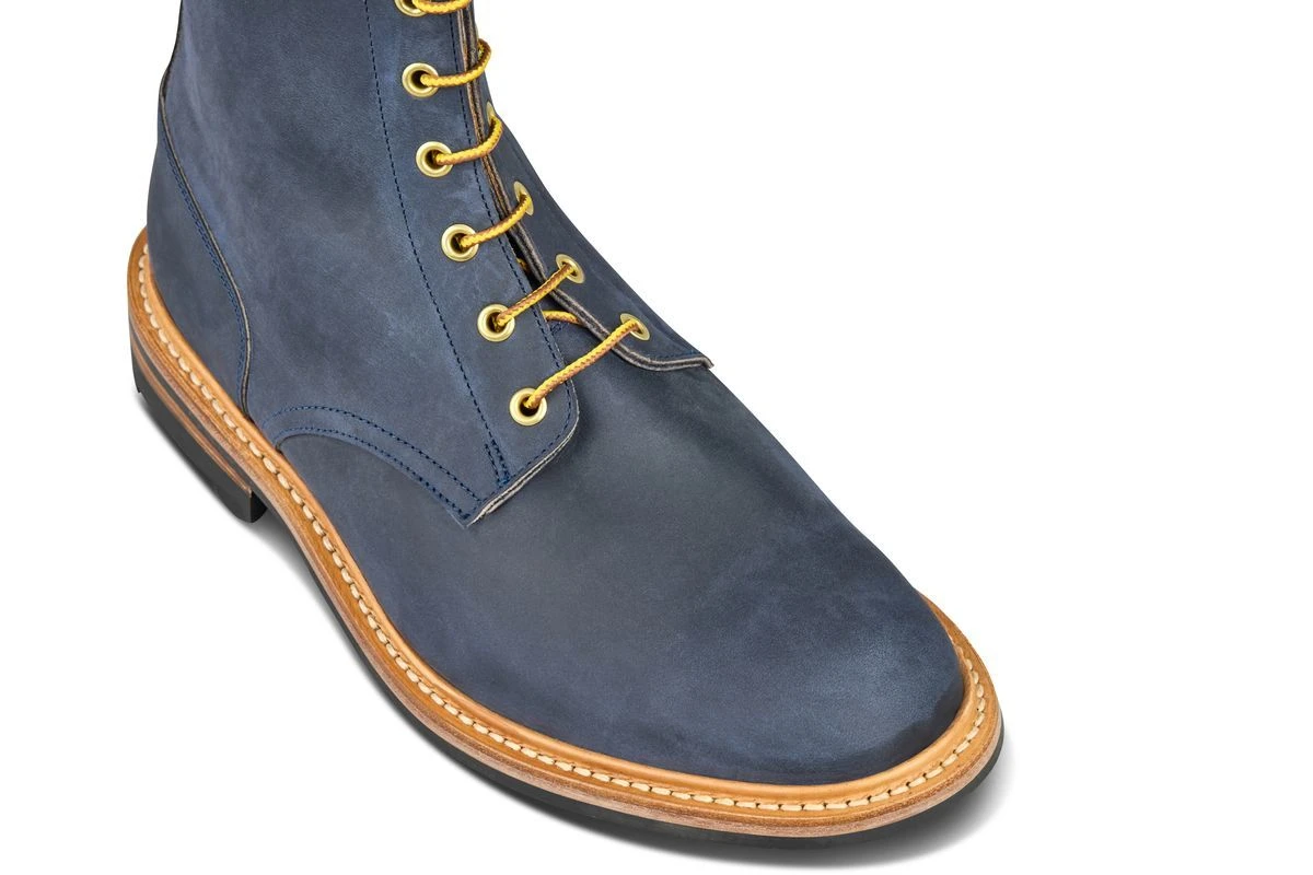 Wychwood Logger Boot - Navy Horween Chamois (Tricker's Exclusive) 2 Wychwood Logger Boot - Navy Horween Chamois (Tricker's Exclusive) - Image 2