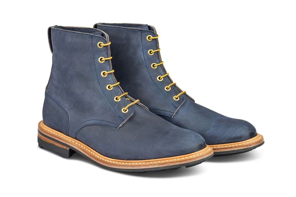 Wychwood Logger Boot - Navy Horween Chamois (Tricker's Exclusive) 3 Wychwood Logger Boot - Navy Horween Chamois (Tricker's Exclusive) - Image 3